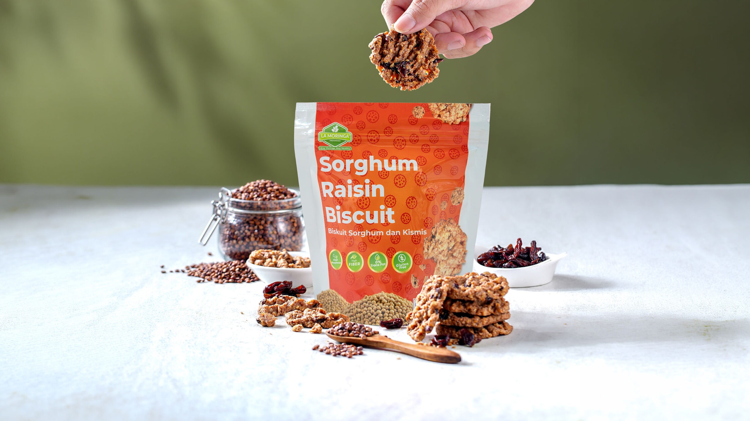 Sorghum Raisin Biscuit