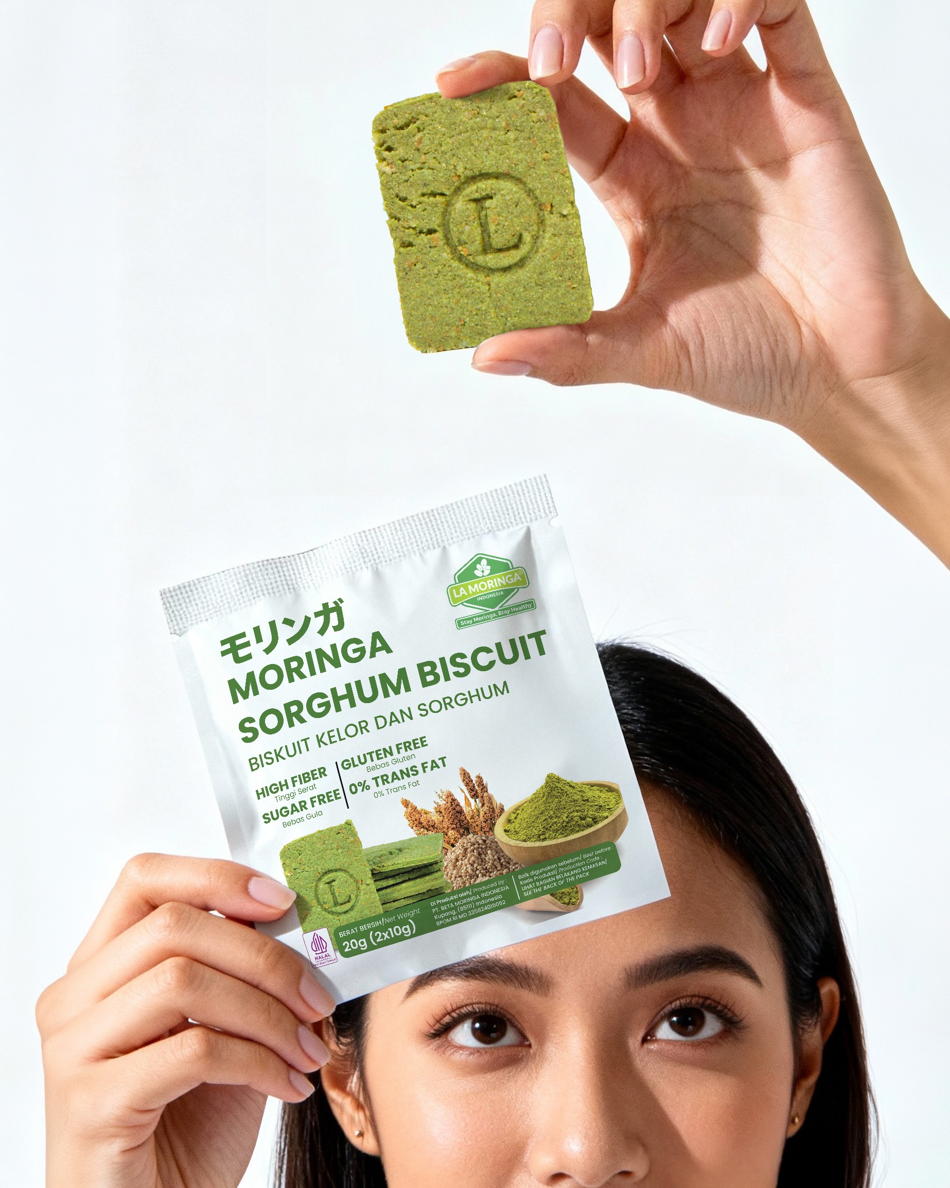 Moringa Sorghum Biscuit