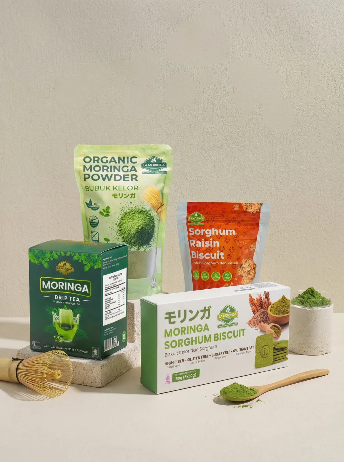 Rangkaian produk La Moringa Indonesia